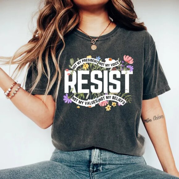 No Boundaries Other - Floral Resist Shirt, Wildflower Protest Shirt, Civil Rights Social Justice Hoodi